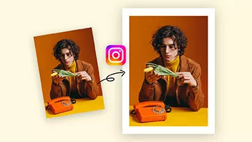 add border to photo for instagram