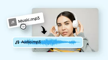 add music to voice recording