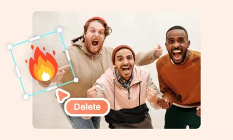 remove sticker from video