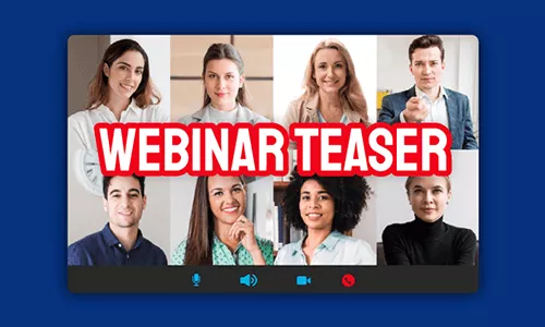 teaser video for webinar