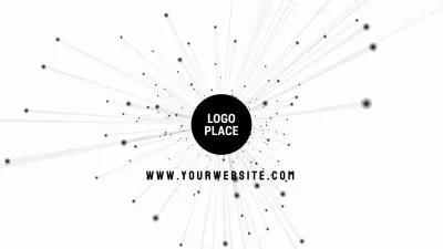  Technology Business Line Dots Data Youtube Logo Intro Outro